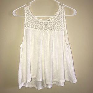 White crop top